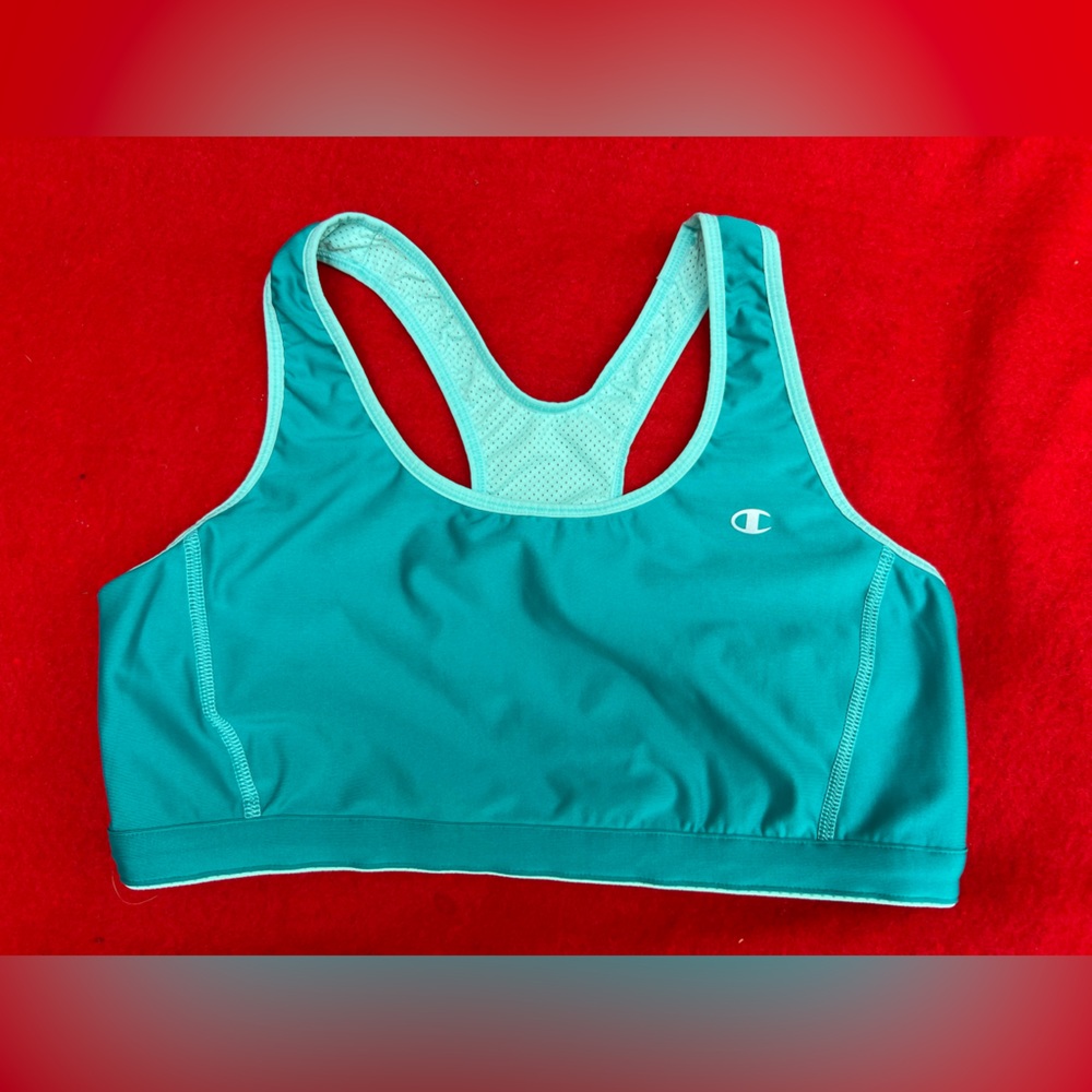 Sports bra turquoise size xl champion